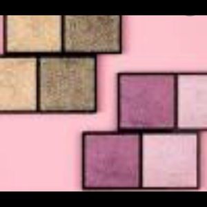 1 pink/purple and 1 gold/pyrite